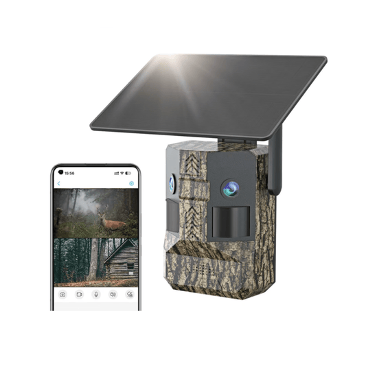 Dobbel linse 4G Viltkamera - m/ Solcelle & Batteri & APP - Scanvision