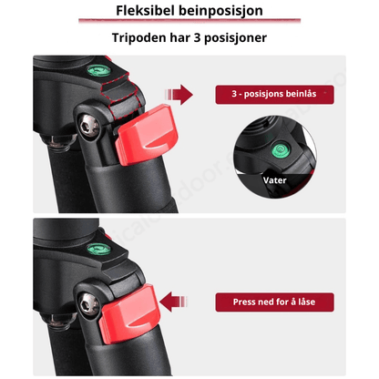 Trakiom Aluminium Tripod - Skytestøtte - Scanvision